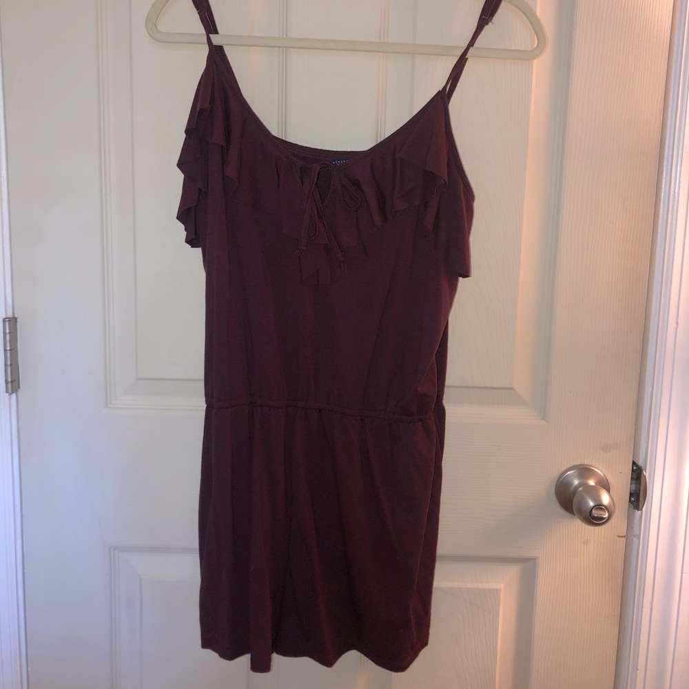 Maroon Romper